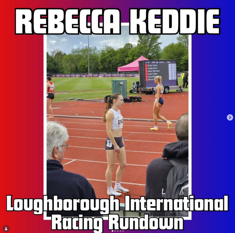 Rebecca Keddie Represents England at the Loughborough International 2026