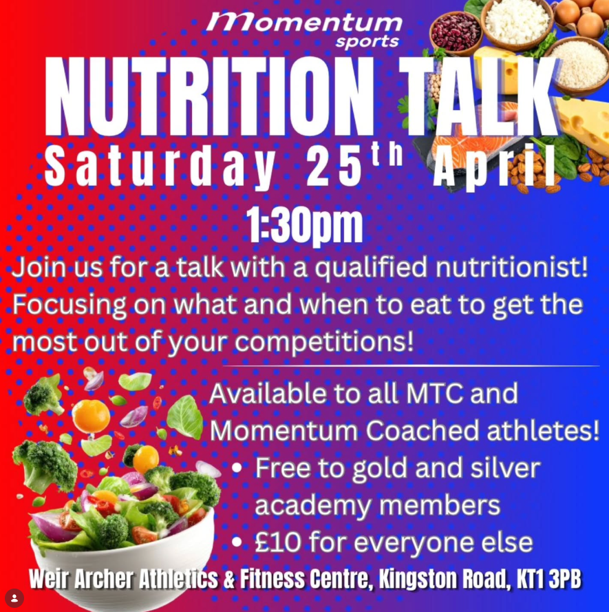 Nutrition Talk for Athletes