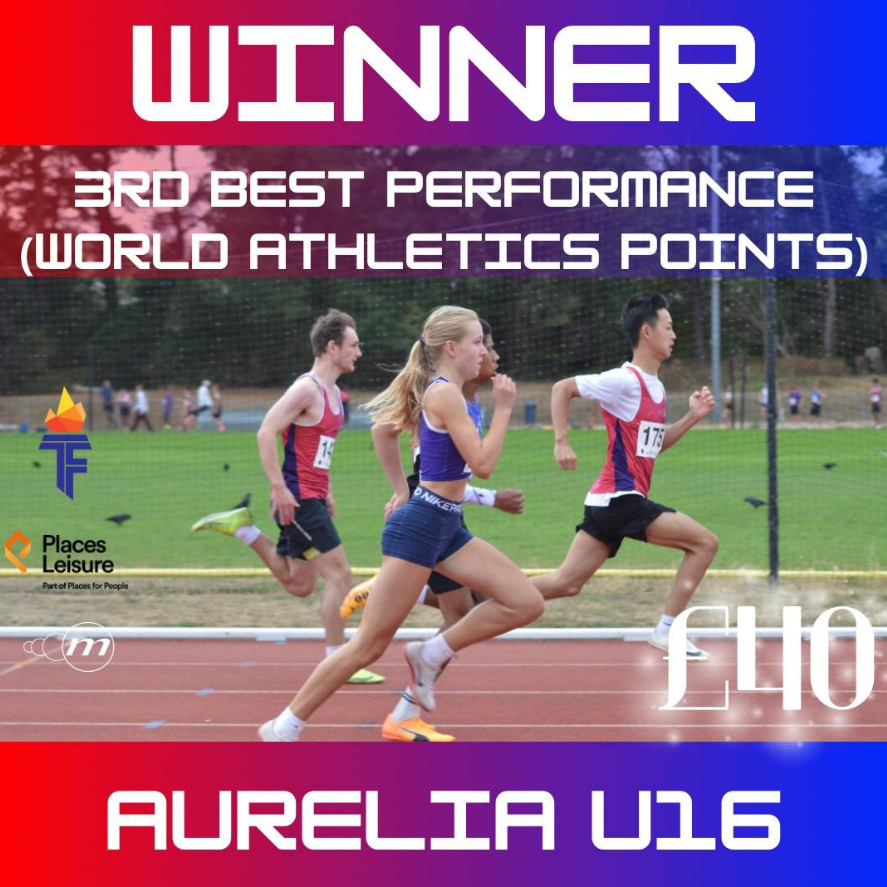 Aurelia Adams: 3rd Best Performance