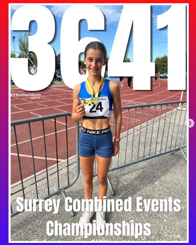 Maya Wins U16 Heptathlon Title