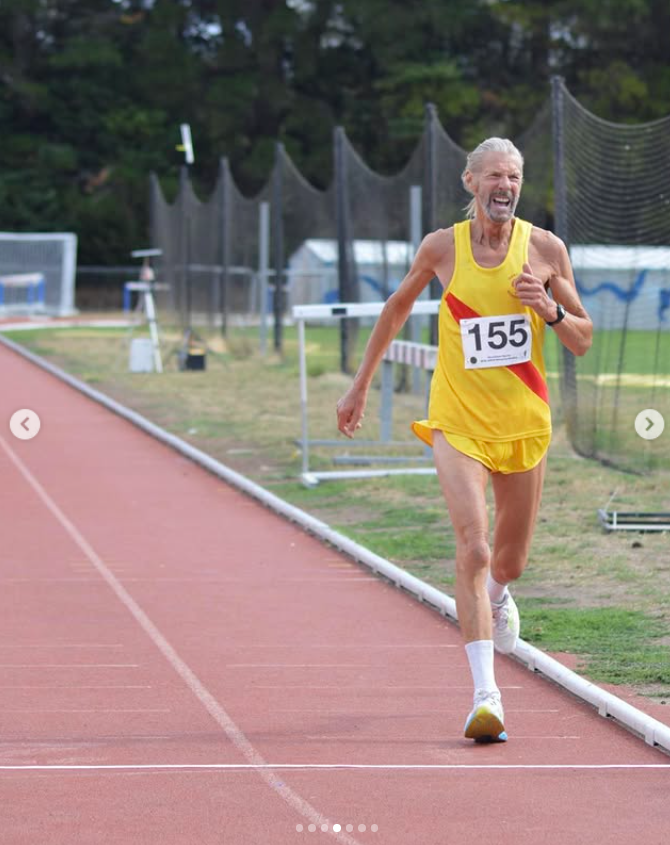 Peter Giles Sets V80 3000m British Record