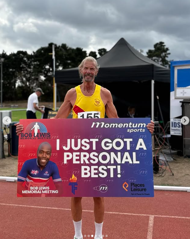 Peter Giles Sets V80 3000m British Record