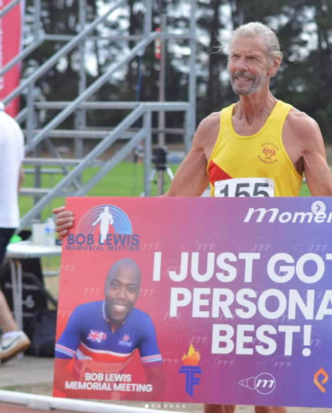 Peter Giles Sets V80 3000m British Record